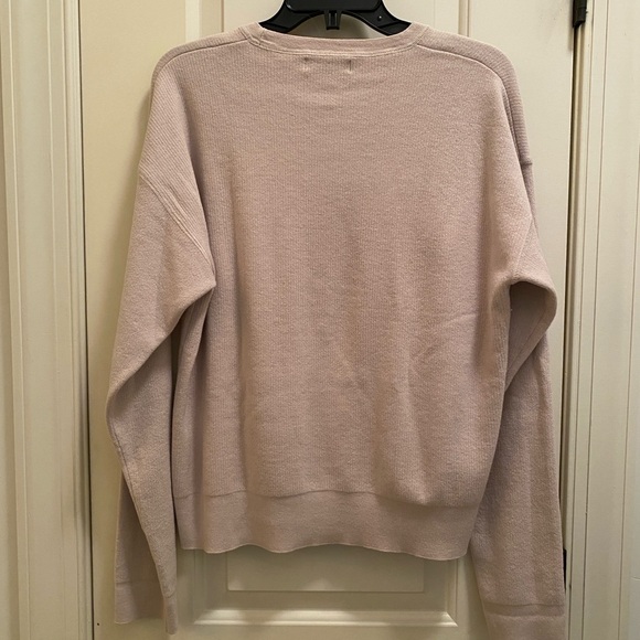 Naadam Sweater cotton silk & cashmere blend bust apx 22 length apx 24 Large - Picture 4 of 4
